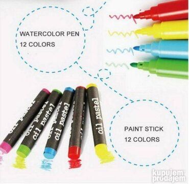 Ostale dečije stvari: Kreativni set Drvene, Vodene,Flomasteri, Voštane 180 KOM Kreativni — 13