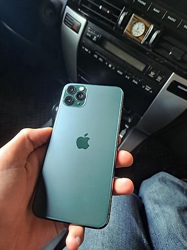 mis su qabi: IPhone 11 Pro Max, 64 GB, Matte Midnight Green, Face ID — 2