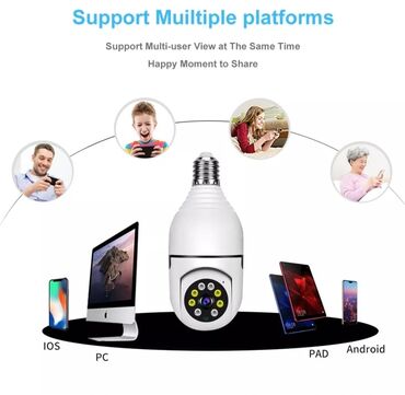 PTZ Kamera 3MP Wifi olan bir məkana quraşdırıb istənilən yerdən