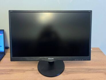 işlənmiş monitor: Philips 24" 243V5 60 Hz (yaxşı vəziyyətdədir) Ekran yaxşı