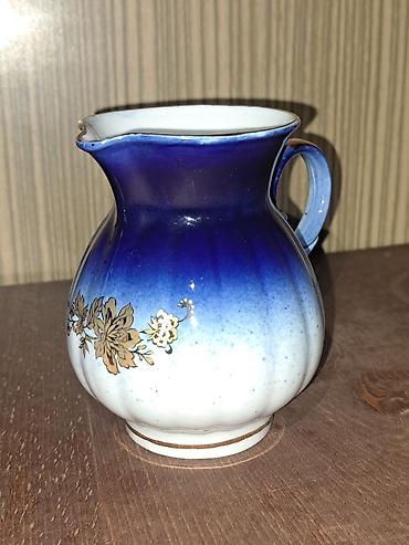 qedimi caydan: Çay dəsti, rəng - Göy, Kobalt, 6 nəfərlik, SSRİ — 4