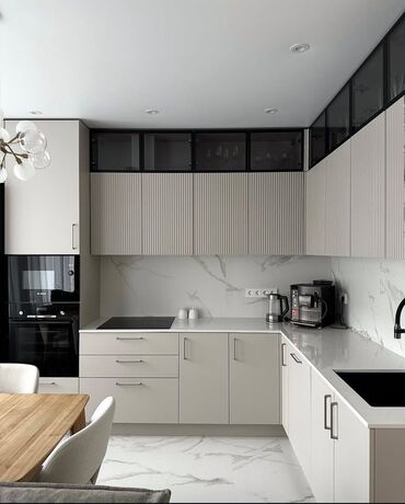 Sifarişlə mətbəx mebeli: Sifarişlə mətbəx dəsti, Özü çəkən petlələr, MDF, Kredit yoxdur, Pulsuz çatdırılma, Ödənişli çatdırılma, Rayonlara çatdırılma — 18