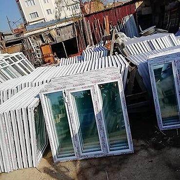 Plastik pəncərələr: Yeni İkiqat şüşə paketi Plastik pəncərə, Еni: 2 sm, Uzunluğu: 5 sm, Pulsuz quraşdırma — 14