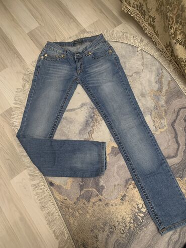 göy rəngli uşaq şalvarları: Roberto Cavalli firmasinin jeansi 10 azne satilir