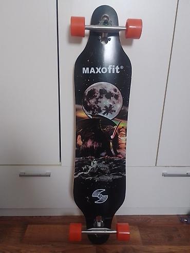 Trotineti, skejtbordovi i hoverbordovi: Longboard Skejtbord MAXOfit – drop-through komplet - Deck: višeslojni — 1