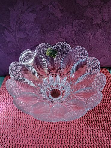 Ostalo posuđe: Bombonijera nova kristal,led kristal Nemacka iz 80ih. Bombonijera — 3