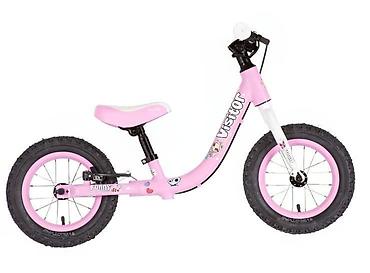deciji biciklo: Bicikl kids Visitor Gur Gur 12" alu 7" V-brake, 95–115 cm, roze - — 3