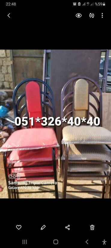 Stullar: Stul stol 13 azn 20 azn dek Istediyiniz Rengde Kojadan ve Parcadan — 7