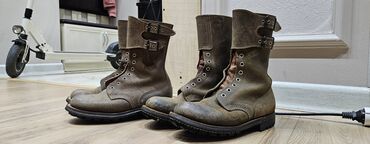 ботинки тимберленды: Берцы французского легиона, оригинал, размеры 40 и 41, каштановые, с