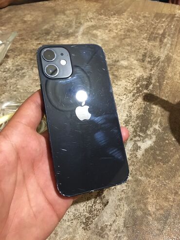 Apple iPhone: IPhone 12 mini, 64 GB, Mavi, Zəmanət, Face ID