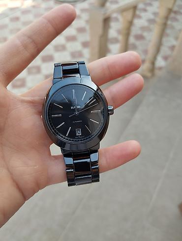 rado saat: RADO kişi qol saatı – klassik minimalist dizayn - Rəng: tam qara — 1