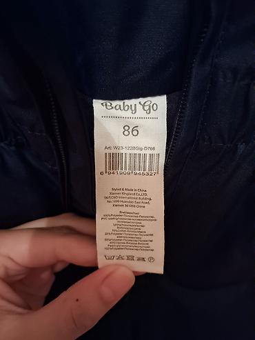 qar geyimi: Uşaq üçün qış/turistik kombinezon şalvar - Rəng: lacivərt gövdə — 5