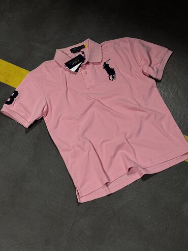 нью баланс кроссовки: Мужская футболка, L (EU 40), Polo Ralph Lauren, Новый, цвет - Розовый, Самовывоз, Бесплатная доставка, Платная доставка