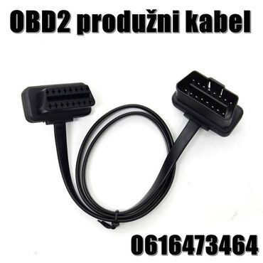 Ostala auto elektronika: OBD2 produžni kabl – 16‑pin, muški na ženski konektor - Namenjen za — 1