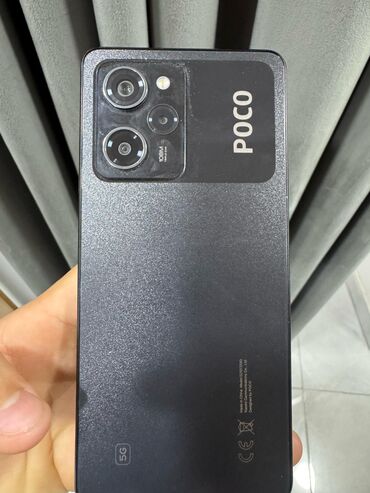 barter telefonlar: Poco X5 Pro, 256 ГБ, цвет - Черный, Отпечаток пальца