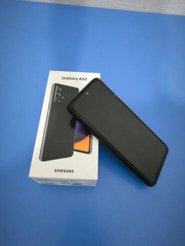 samsung e 2530: Samsung Galaxy A52, 128 GB, rəng - Qara, İki sim kartlı, Face ID, Sensor