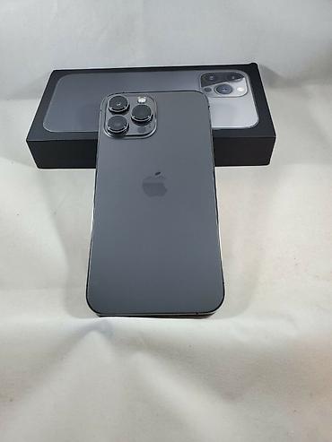 iphone x max ikinci el: IPhone 13 Pro Max, 128 GB, Jet Black, Simsiz şarj, Face ID — 1