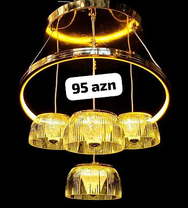 çiraq: Çılçıraq, 10 və daha çox lampa, Xrustal — 10