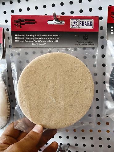 cilalama aparati: SHARK cilalama/felt diski - Diametr: 125 mm (5") - Uyğunluq: M14 x 2 — 1