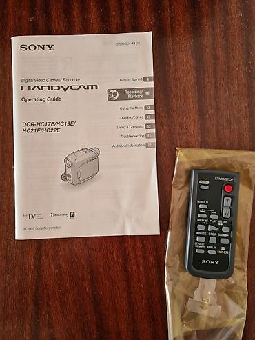 Videokameralar: Çox az işlənmiş Təzə kimi olan SONY videokamera satılır. Cızığı belə — 3
