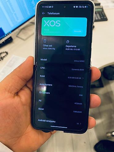 iphone 16 pro kreditlə: Infinix Zero flip, 512 GB, rəng - Qara — 2