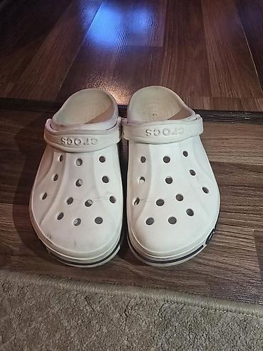 crocs 36: Мужские кроссовки, 40.5, Crocs, Б/у, цвет - Белый, Самовывоз — 1