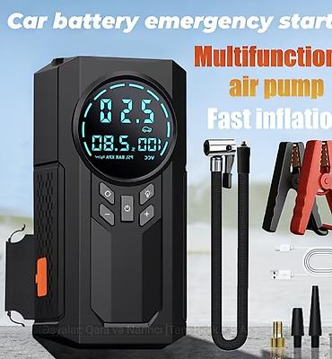 tezyiq: 8000A çoxfunksiyalı avtomobil start-verici və hava kompressoru — 2