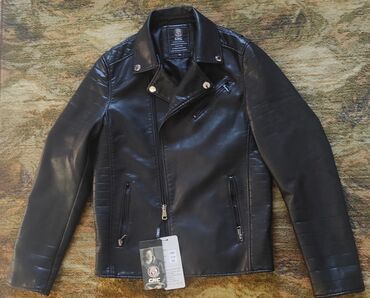 куртка мужская новая: Куртка 5XL (EU 50), түсү - Кара