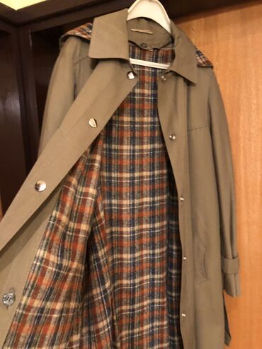 Mantili: XL, Upotrebljenо, Sa postavom, Jednobojni, bоја - Maslinasto zelena — 6