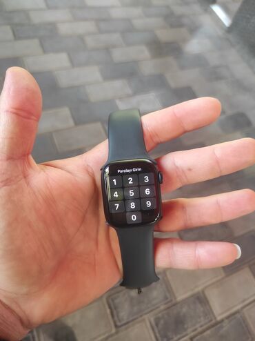 apple 13: Б/у, Смарт часы, Apple, цвет - Черный
