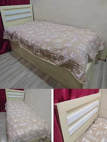 Çarpayılar: Bir nəfərlik modern çarpayı BAZALI - Ölçü: təxmini 90×200 sm — 2