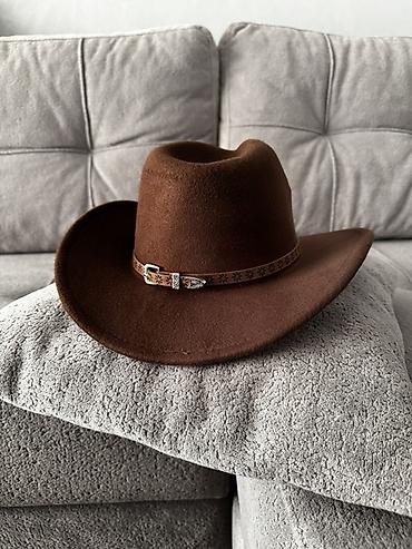 kovboy: 🤎 Qəhvəyi Kovboy Şapkası Əsl western ruhunu hiss edin! Dərin qəhvəyi — 3