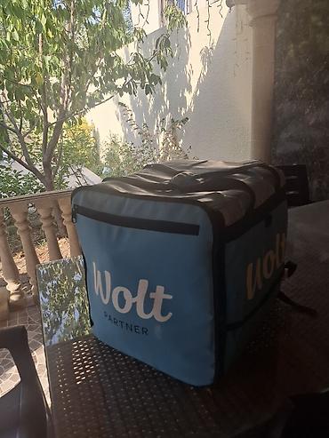usta cantasi: Wolt Partner termo çatdırılma çantası - Rəng: açıq mavi, “Wolt — 1
