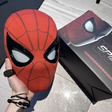 купить джойстик для пс 3: Spider man 🕸️ Маска О товаре Размер 36х18 см Моргающие глаза