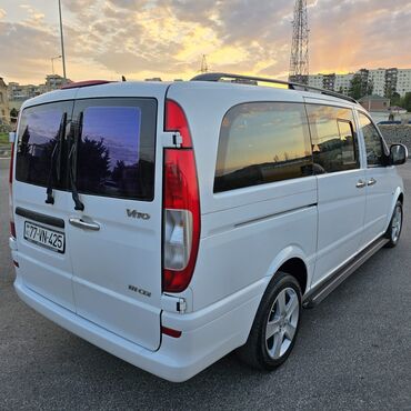 Mercedes-Benz: Mercedes‑Benz Vito 111 CDI, ağ rəngli miniven. rayonlar ve bakı — 7