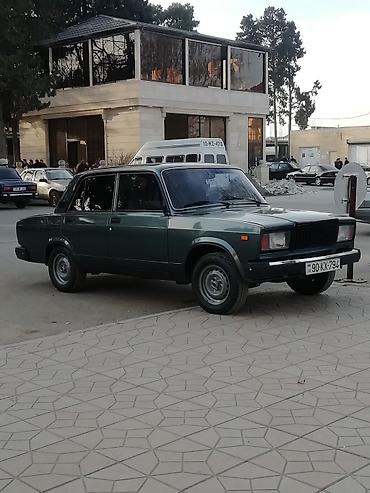 VAZ (LADA): VAZ 2107 sedan - Kuzov: 4 qapılı sedan, tünd yaşıl rəng - Mühərrik — 13