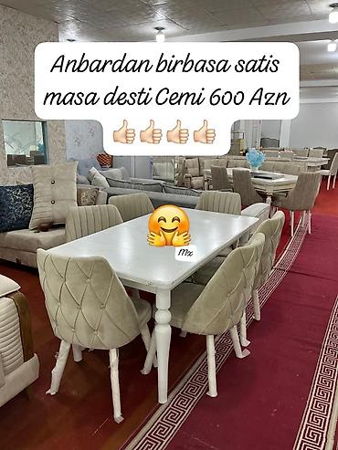kontakt home stol stul: Masa desti yeni qonaq otağı mebeli — 1