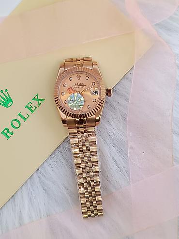 oyster saat: Yeni, Qol saatı, Rolex, rəng - Qızılı — 2