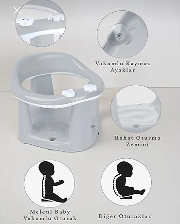 plastik uşaq butulkası: Baby vakuumlu vanna oturacağı Körpə üçün vanna oturacağı – yaşıl — 1