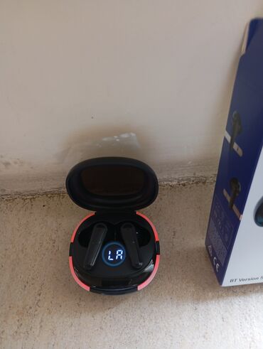 tek qulaq nausnik: Yeni Simsiz (Bluetooth) Qulaqcıqlar, rəng - Qara