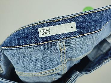 jeansy patchworkowe: Denim, Spódnica damska, rozmiar L — 5