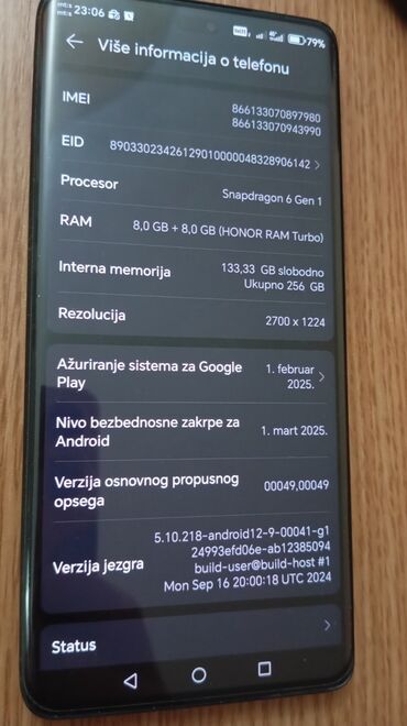 iphone 256gb: Honor Magic 7, 256 GB, bоја - Crna, Garancija, Face ID, Otisak prsta