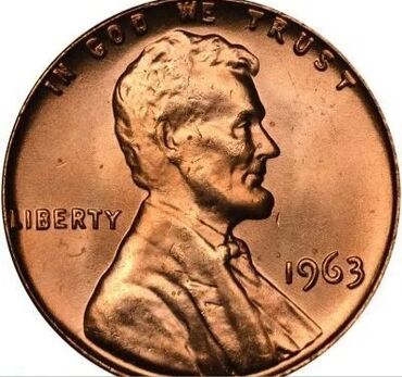 купить монеты: Продаю антиквариатную монету " ONE CENT " 1963 года. Описание