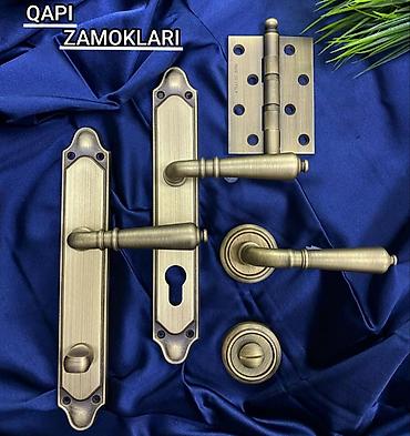 acar dəsdi: Qapı furniturası və zamokları - Dəstlər: qapı dəstəkləri, zamok — 1