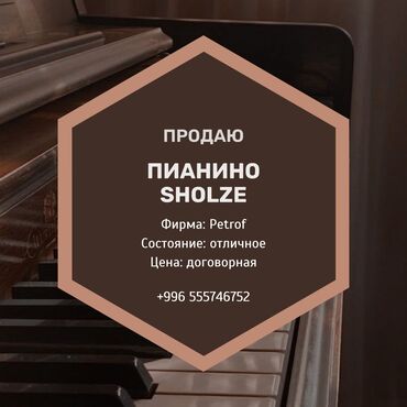 фортепиано куплю: Пианино Sholze, фирма petrof. В отличном состоянии. Цена договорная