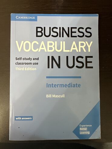 Digər kitablar və jurnallar: Business vocabulary in use новый внутри все чисто