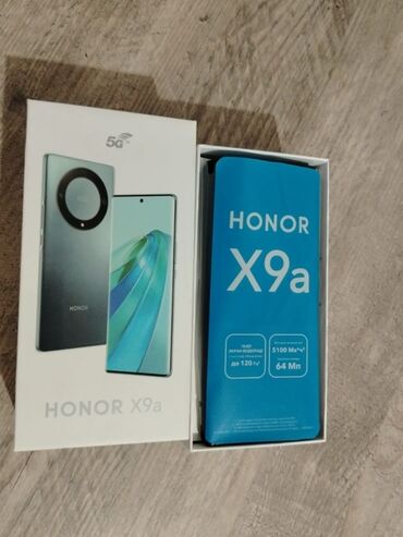 teləfonlar: Honor X9a, 128 GB, rəng - Yaşıl, Barmaq izi, Face ID