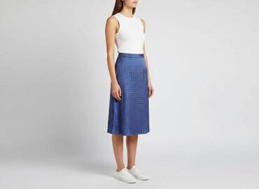 czerwone spódniczka w białe grochy: Topshop, Spódnica damska, rozmiar S