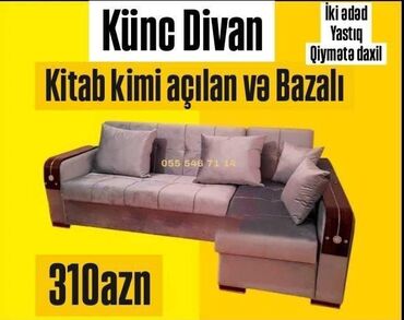 Divanlar: Künc divan, Yeni, Pulsuz çatdırılma