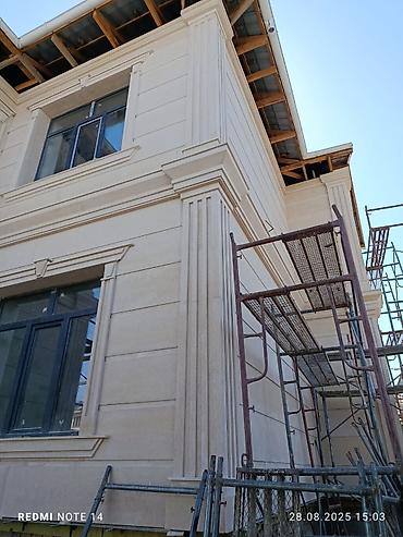 Фасадные работы: Ремонт фасада | Лепнина, Балясины | Гранит, Мрамор, Сары-Таш | Базальт Больше 6 лет опыта — 9